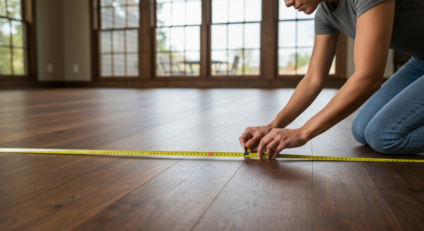 Measuring game room floor Measuring game room floor