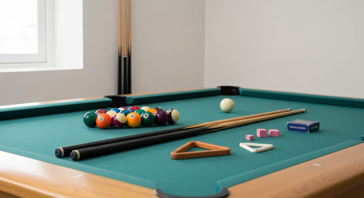 Pool table assembly tools and materials